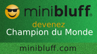 Geoffrey joue au Minibluff